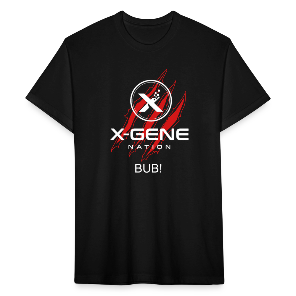 X-GEN NATION CLAWS Fitted Cotton/Poly T-Shirt by Next Level - black