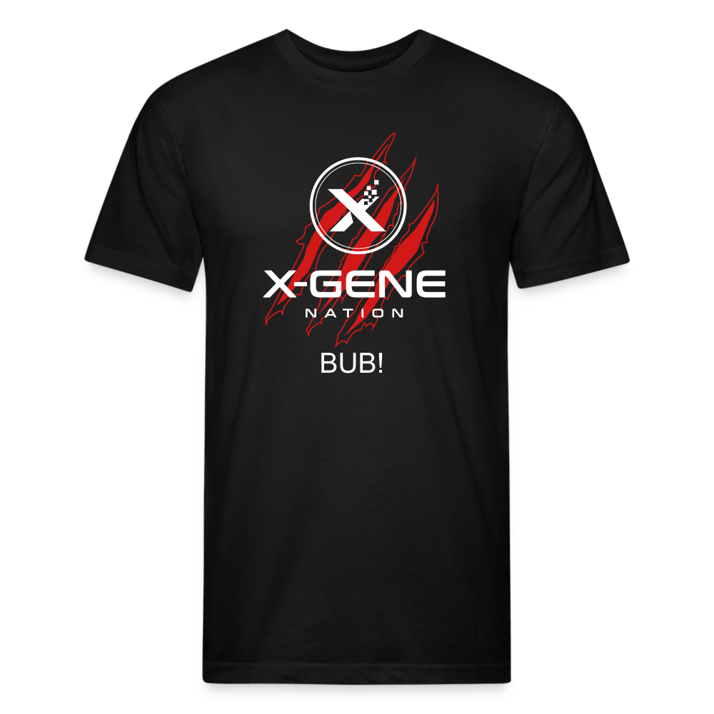 X-GEN NATION CLAWS Fitted Cotton/Poly T-Shirt by Next Level - black