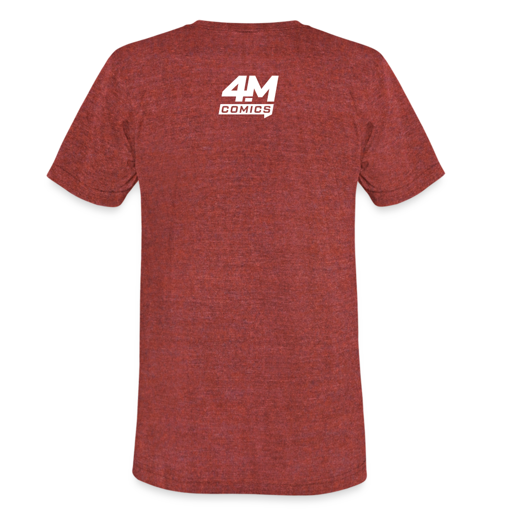 X-Gene Nation Tri-Blend T-Shirt - heather cranberry