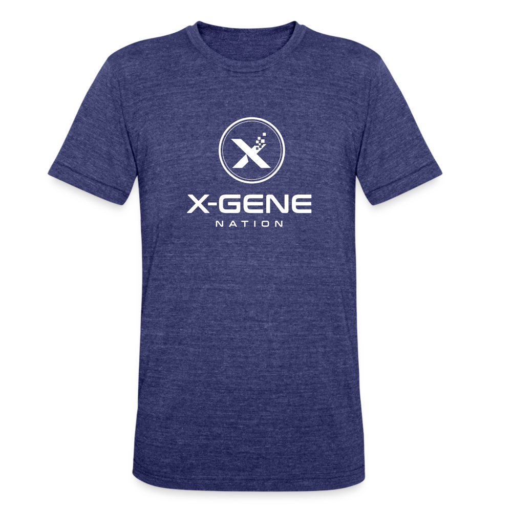 X-Gene Nation Tri-Blend T-Shirt - heather indigo