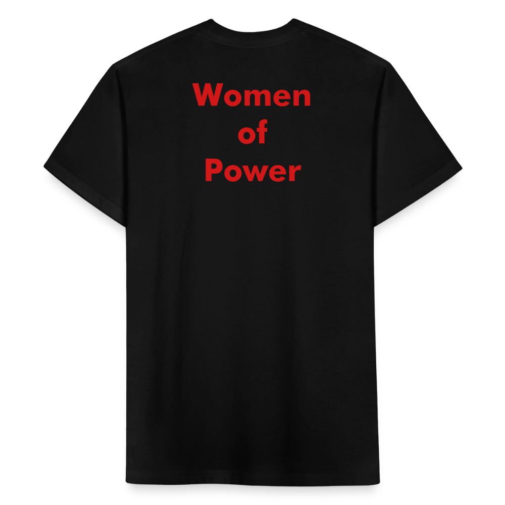 4MComics Woman of Power superhero T-Shirt - black
