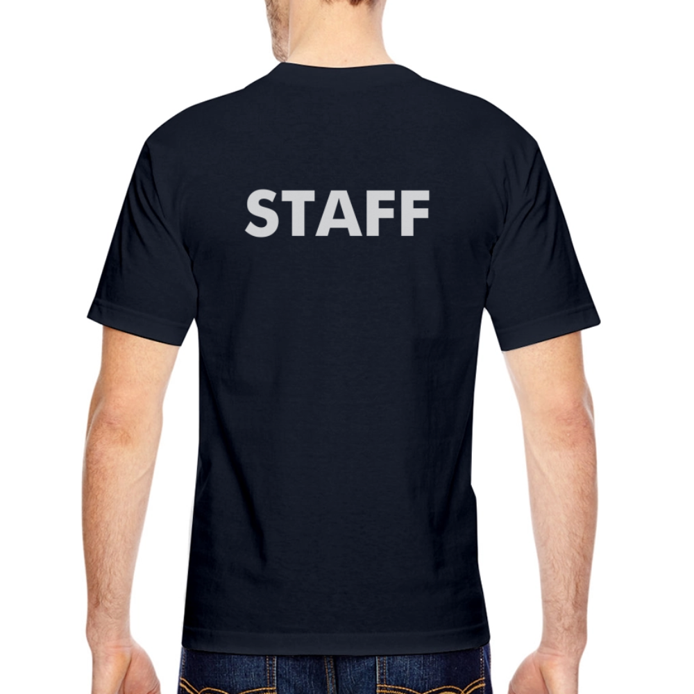 4M COMICS STAFF T-SHIRT - navy