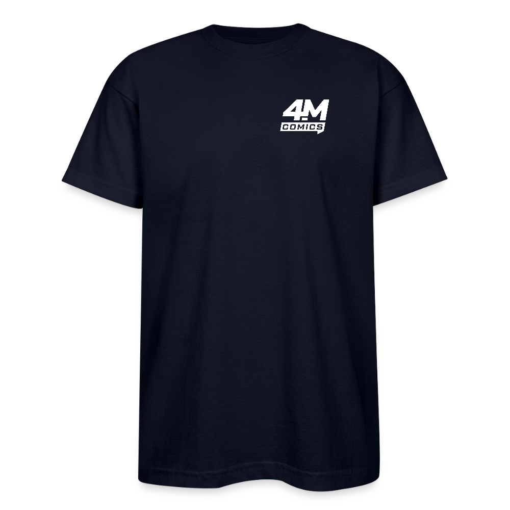 4M COMICS LOGO T-SHIRT - navy
