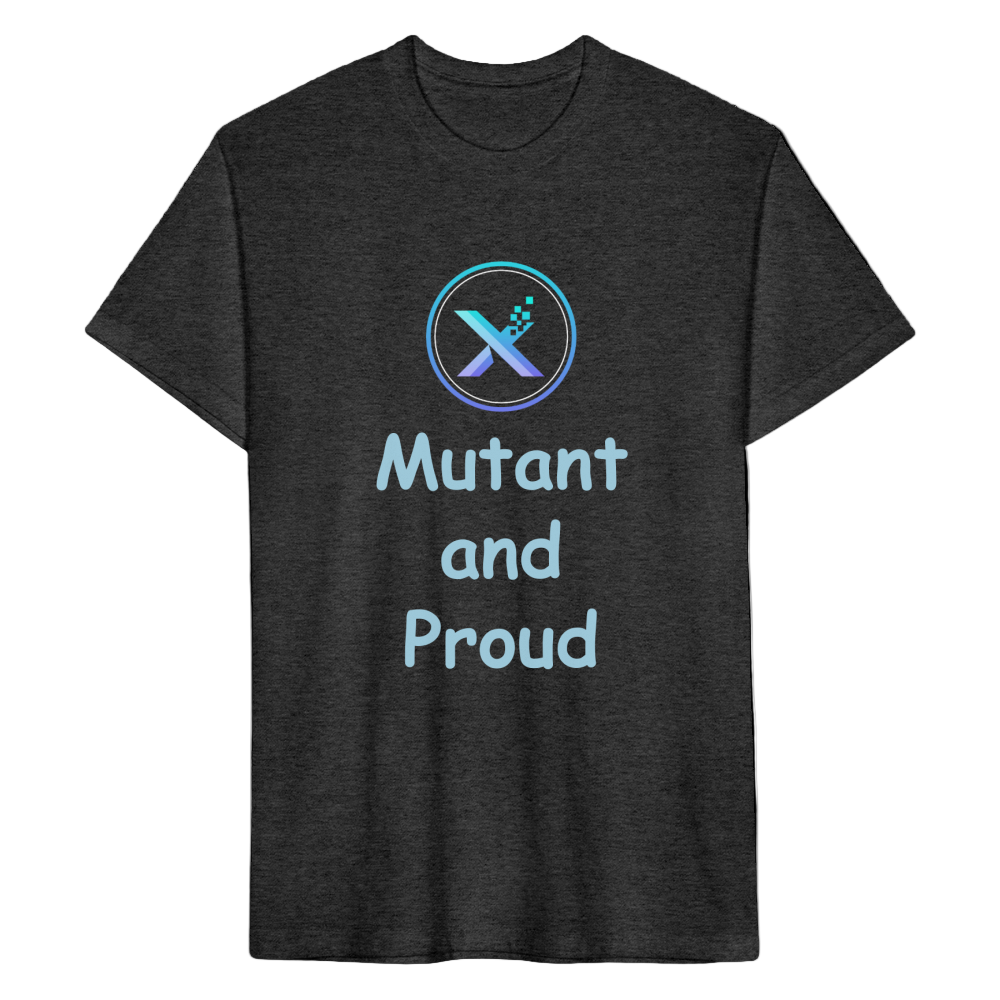 X-Gene Nation Mutant and Proud Teal - heather black