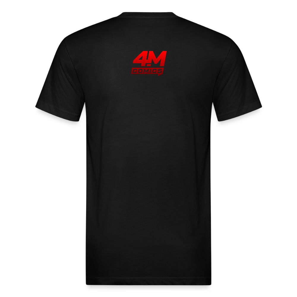 4MComics Woman of Power Variant Tee | Fitted Superhero Style - black