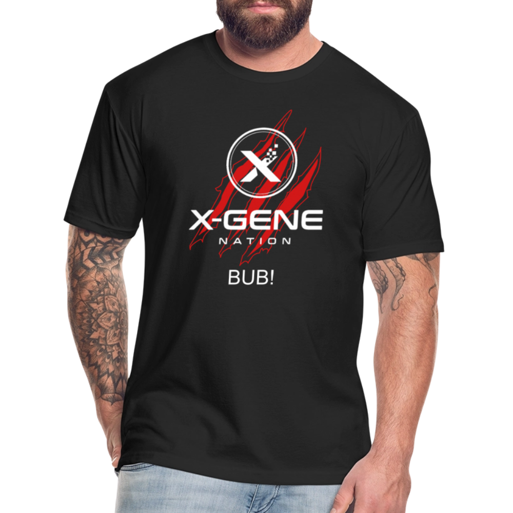 X-GEN NATION CLAWS Fitted Cotton/Poly T-Shirt by Next Level - black