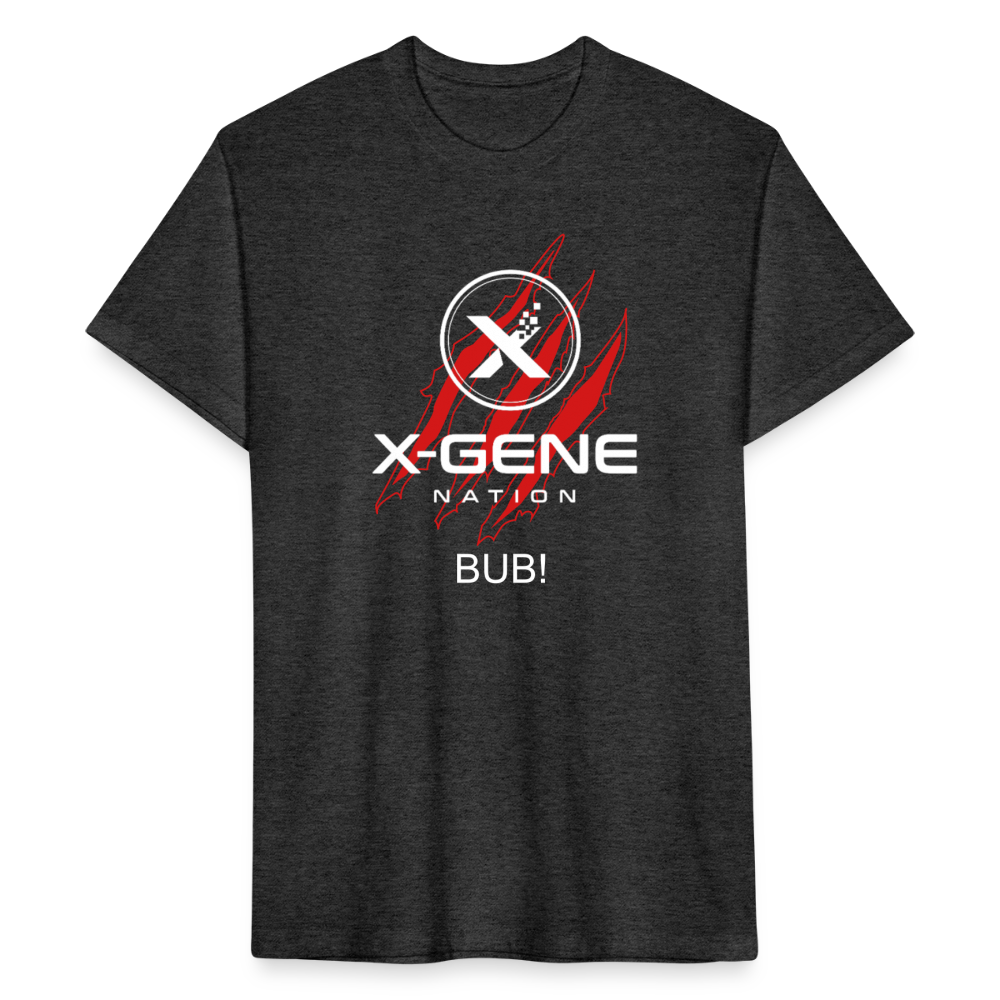 X-GEN NATION CLAWS Fitted Cotton/Poly T-Shirt by Next Level - heather black