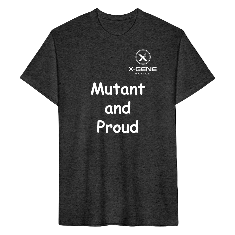 X-Gene Nation Mutant and Proud B & W - heather black