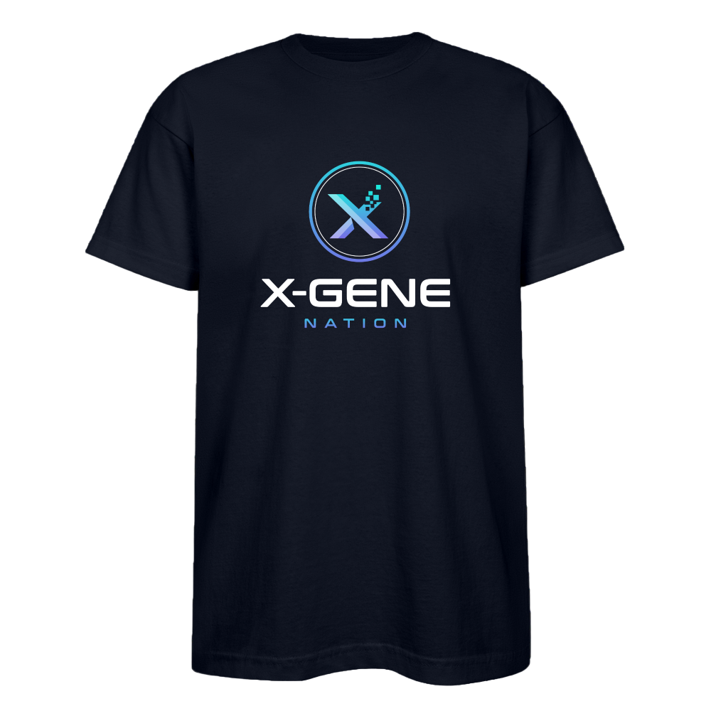 X-Gene Color Blend T-SHIRT - navy