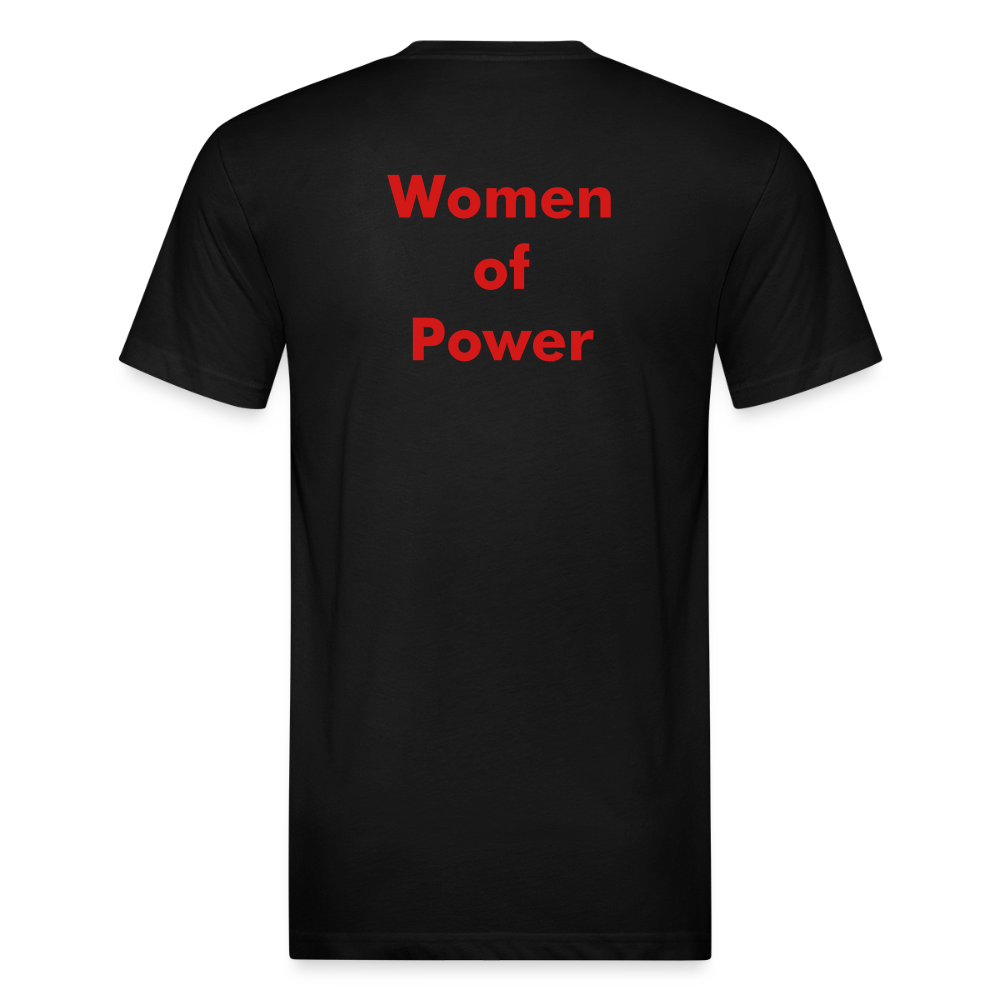 4MComics Woman of Power superhero T-Shirt - black