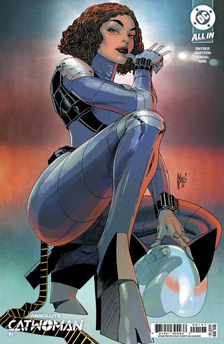 Absolute Catwoman #1 Second Printing CVR B Guillem March Card Stock Variant featuring premium cover artwork by Guillem March showcasing Selina Kyle in the DC Comics Absolute Universe.