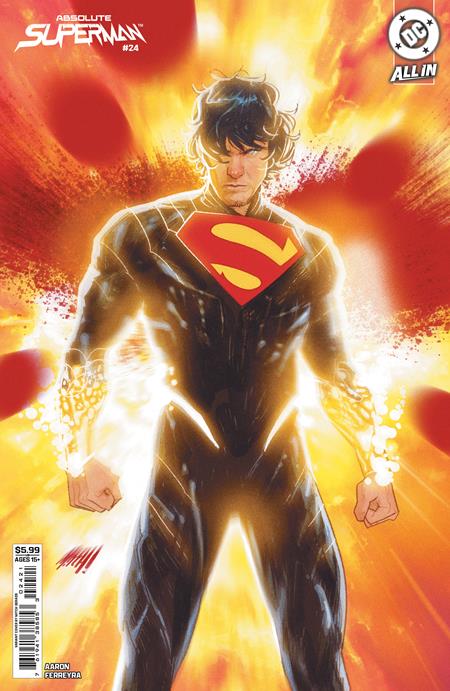 Absolute Superman #24 Cover B Mitch Gerads Card Stock Variant comic book cover by Mitch Gerads