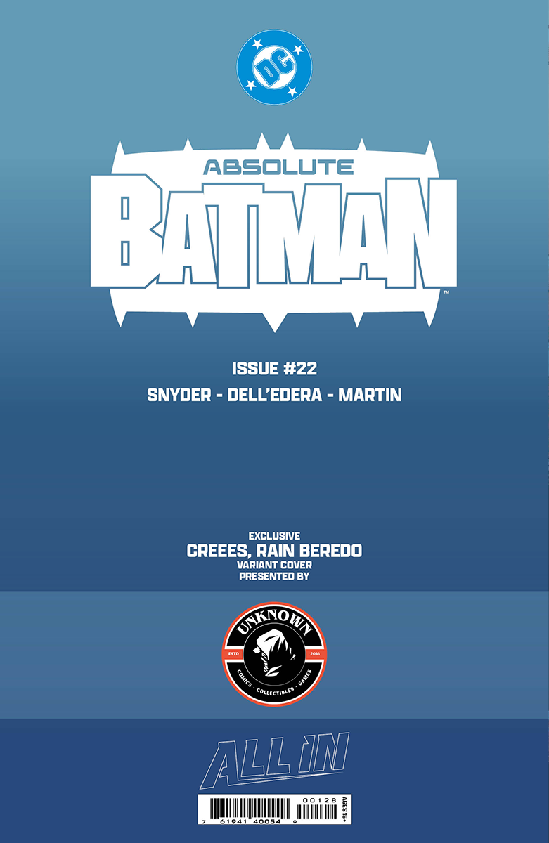 ABSOLUTE BATMAN #22 CREEES EXCLUSIVE VARIANT (07/08/2026)