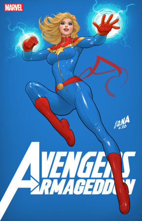 Avengers: Armageddon #2 David Nakayama Color Block Blue Variant | Marvel Comics