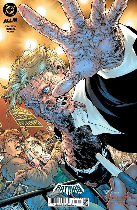 Batman #14 Cover G Jim Lee Clayface Movie Card Stock Variant comic book cover by Jim Lee