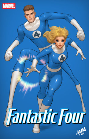 Fantastic Four #14 David Nakayama Color Block Blue Variant | Marvel Comics