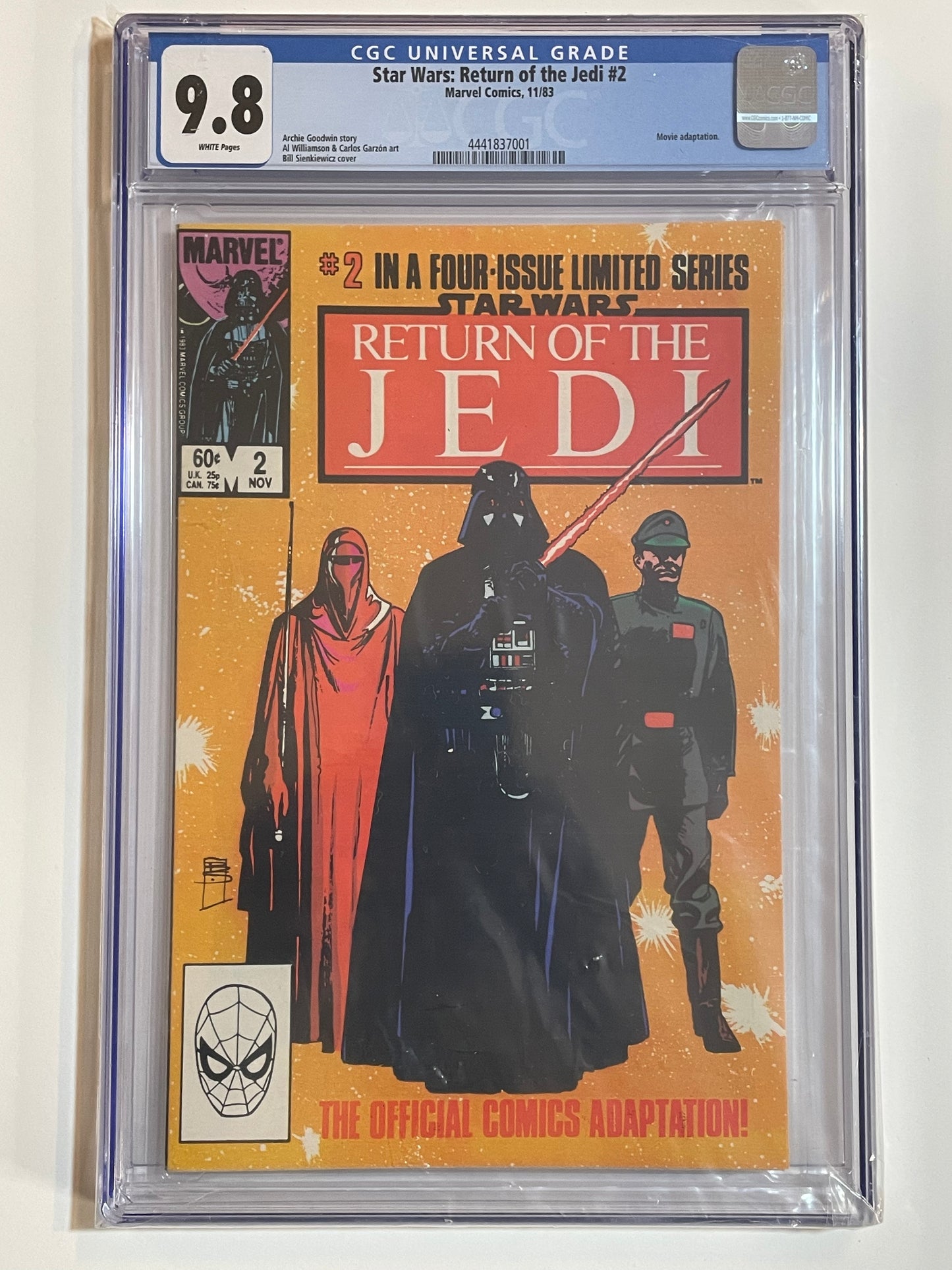 Star Wars: Return of the Jedi #2 Marvel Comics CGC 9.8