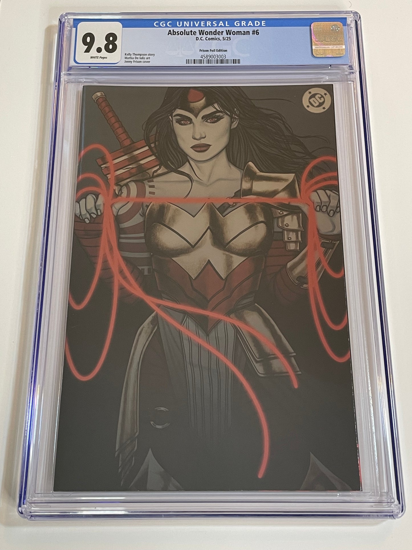 Absolute Wonder Woman #6 CGC 9.8 | C2E2 Foil Frison Exclusive