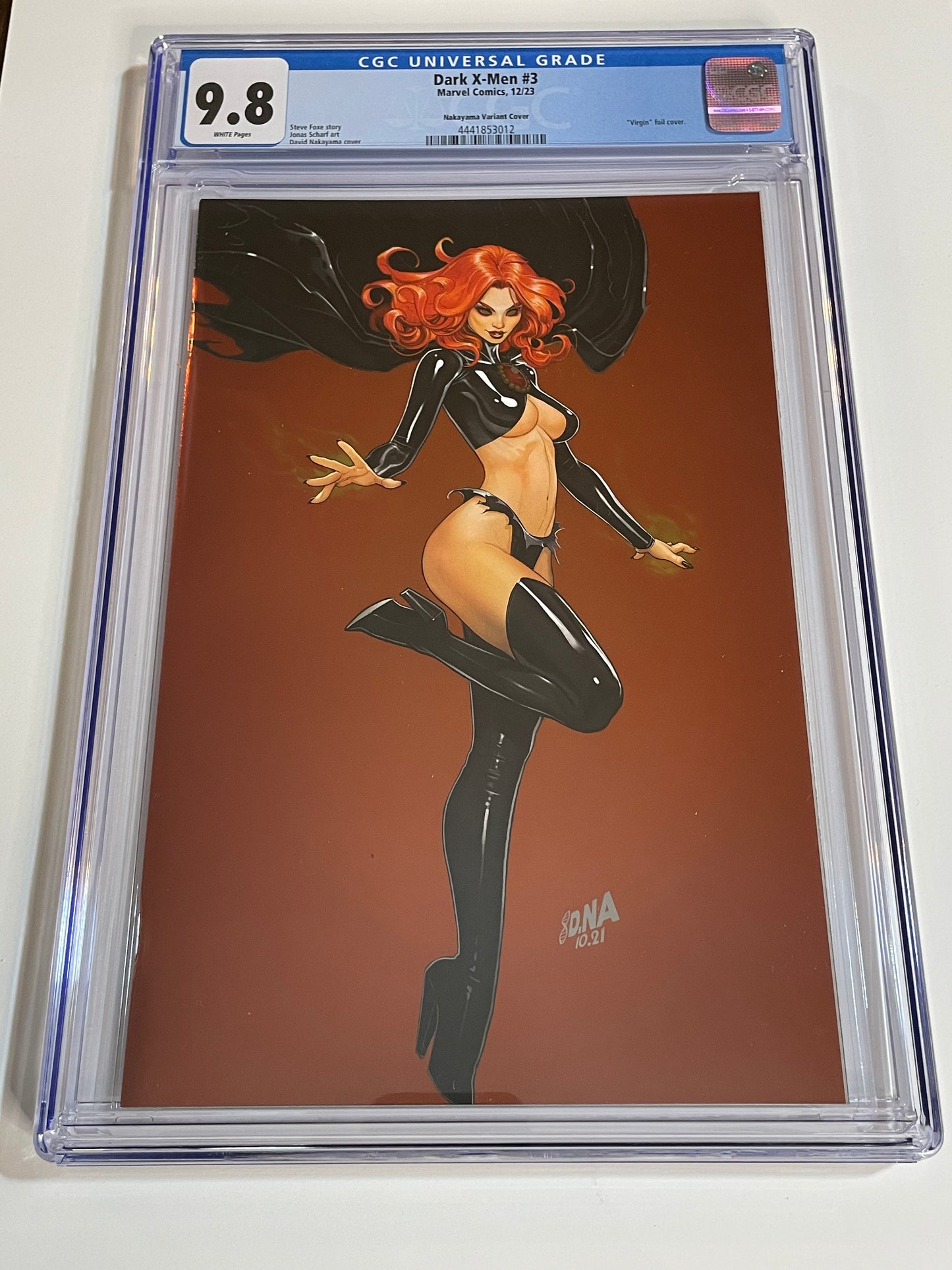 Dark X-Men #3 CGC 9.8 | Virgin Foil Nakayama Exclusive