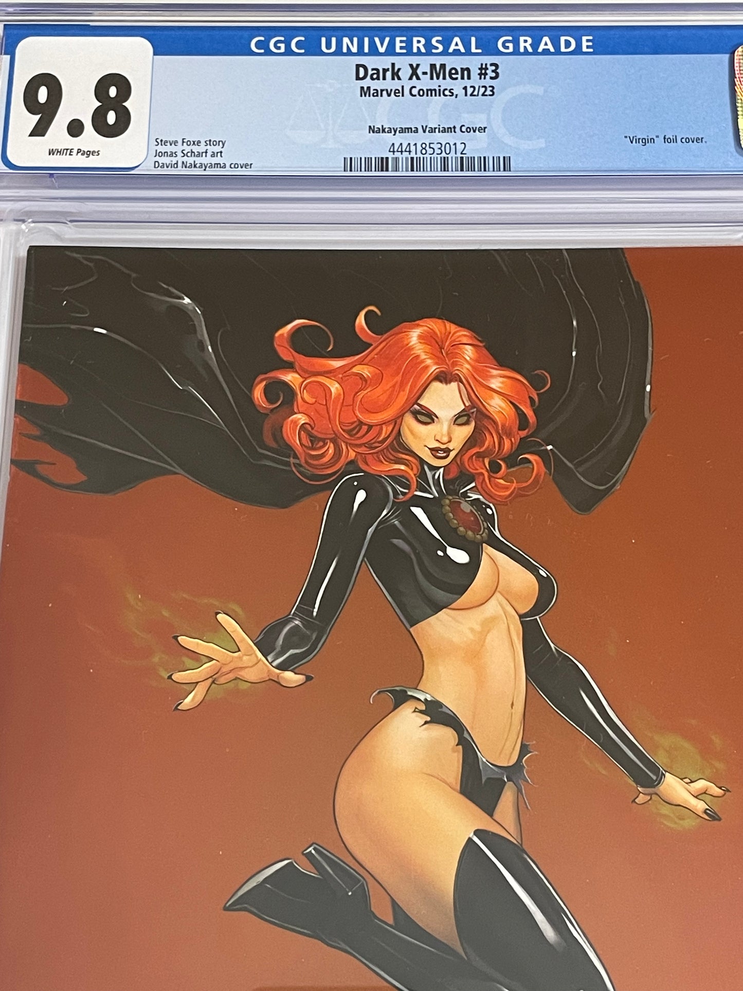 Dark X-Men #3 CGC 9.8 | Virgin Foil Nakayama Exclusive