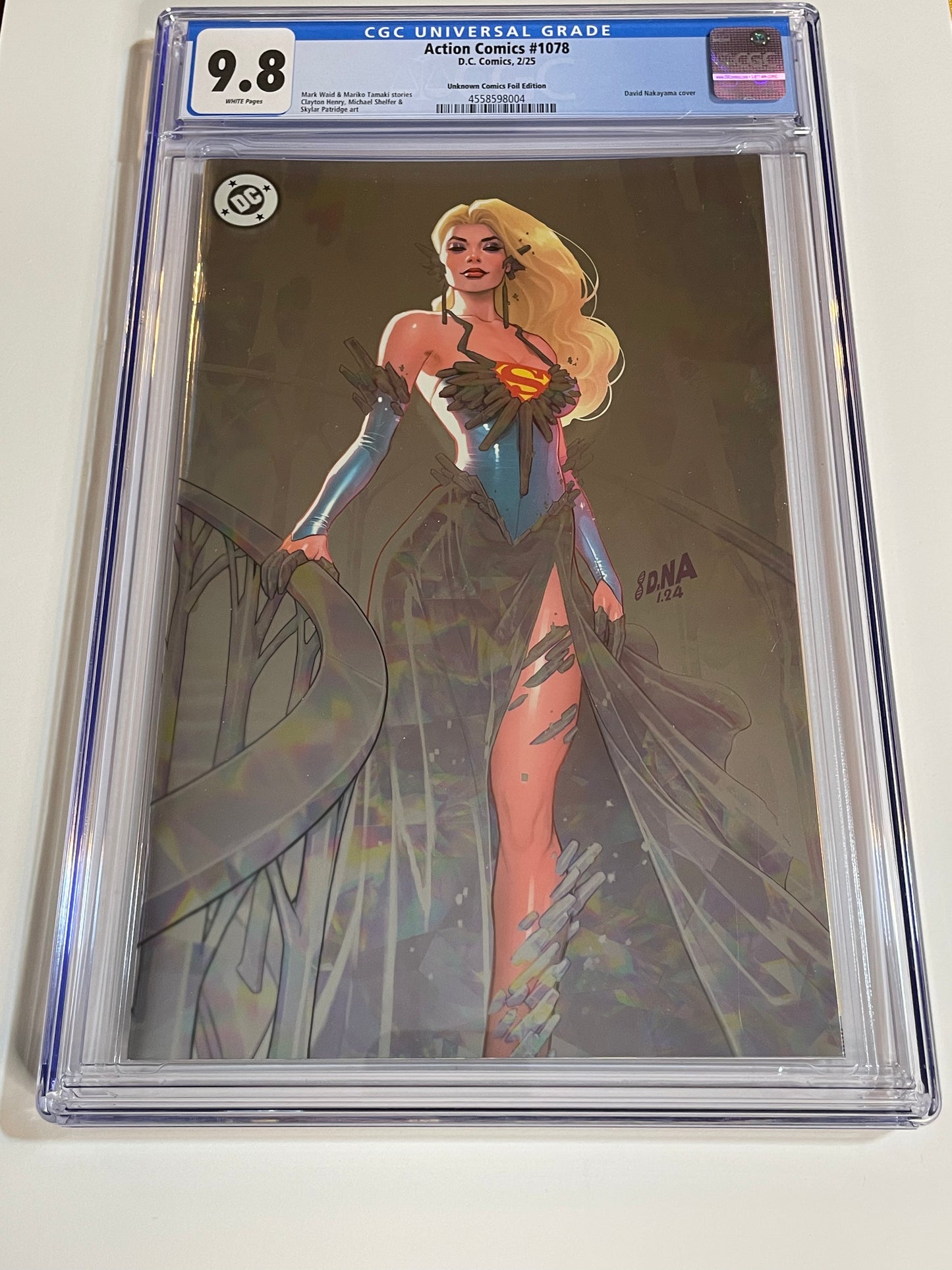 Action Comics #1078 CGC 9.8 | 1st Koncept | Nakayama Foil Virgin Exclusive
