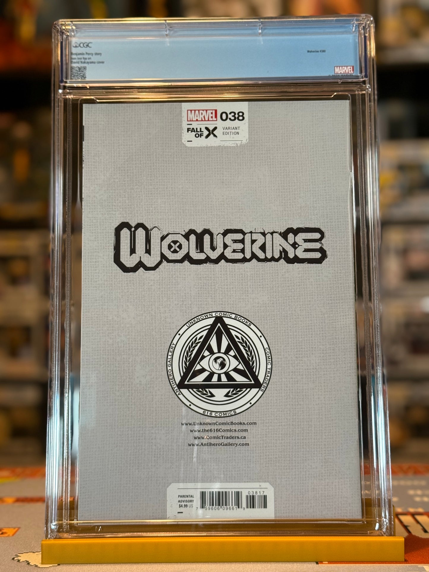 Wolverine #38 – CGC 9.8 NM/M | Polaris Hellfire Gala Fashion Variant | David Nakayama Exclusive (2023)