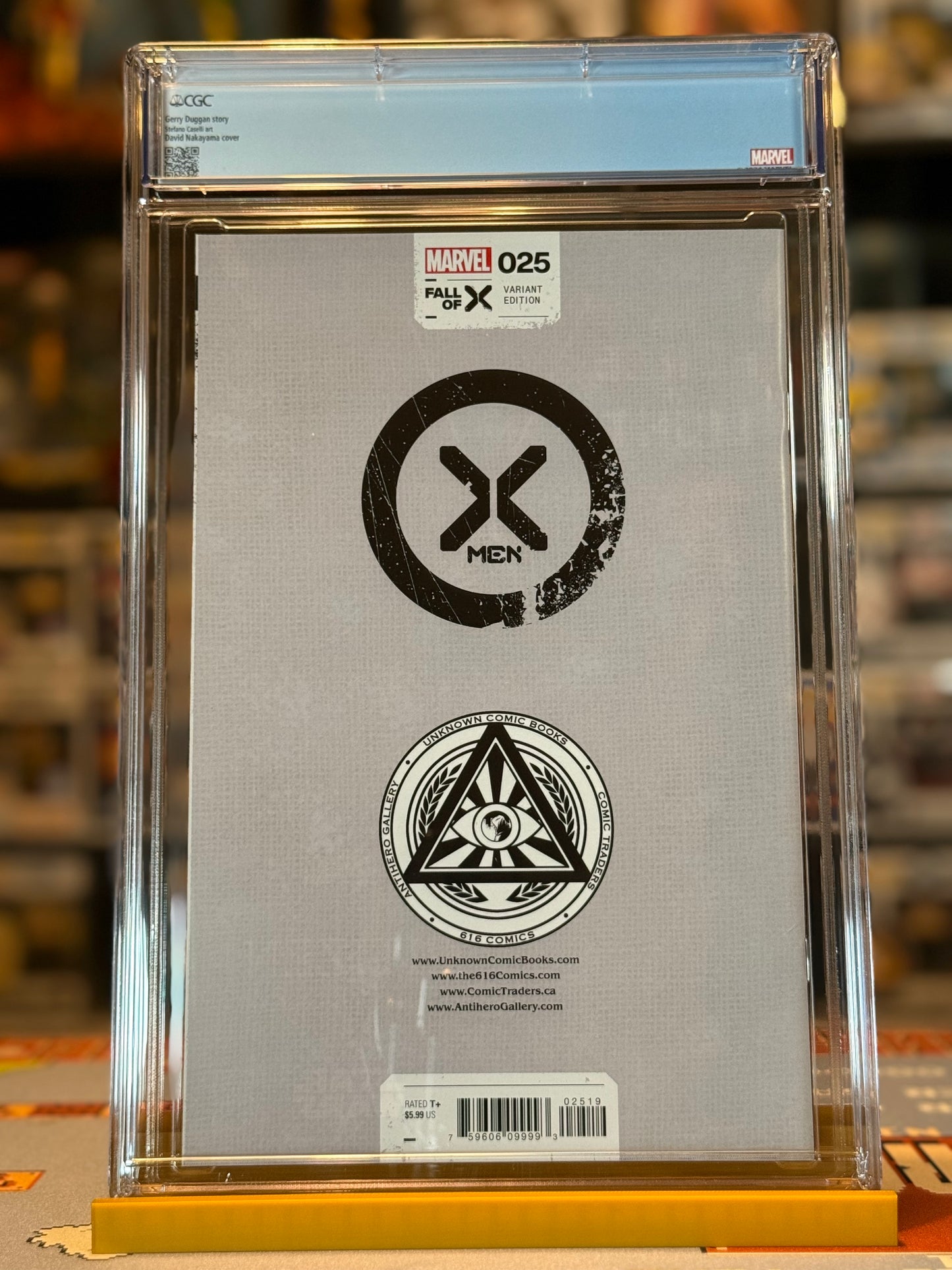 X-Men #25 – CGC 9.8 NM/M – David Nakayama Hellfire Gala Fashion Magazine Variant (Retailer Exclusive)