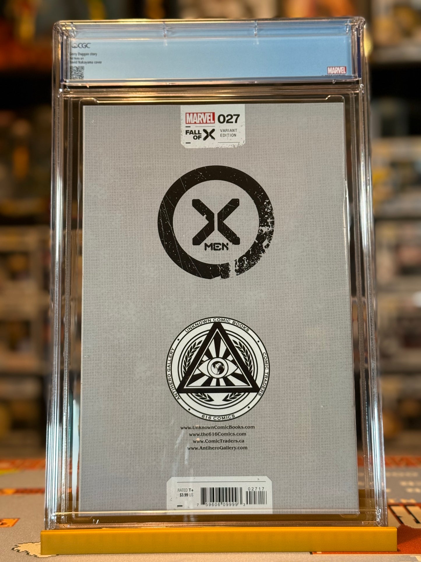 X-Men #27 – CGC 9.8 NM/M – Nakayama Mystique Hellfire Gala Fashion Magazine Variant w/ Custom X-Men Label (Retailer Exclusive)