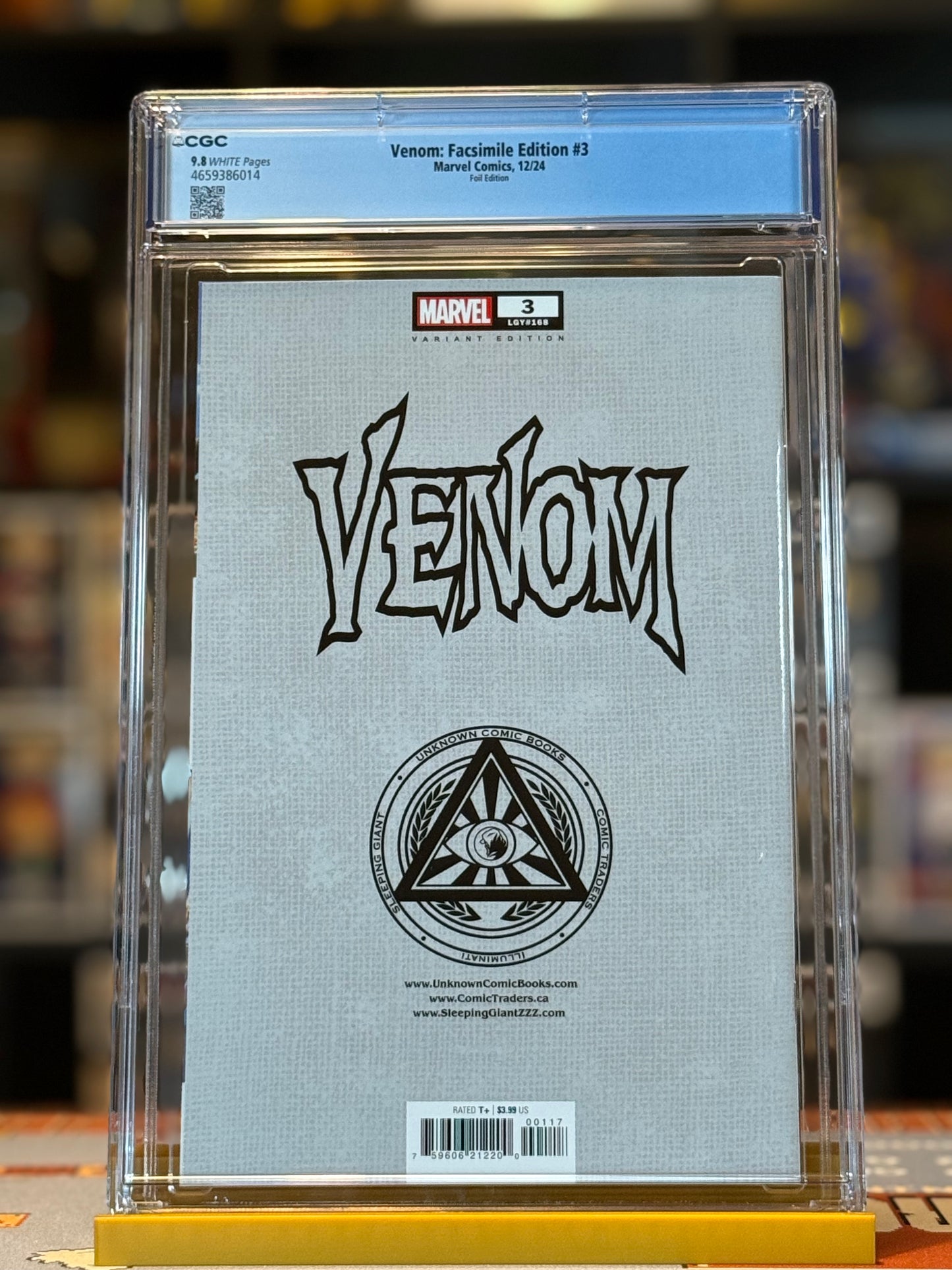 Venom: Facsimile Edition #3 – CGC 9.8 NM/M – Convention Foil Edition A | Ryan Stegman Variant | Marvel Comics (2024)