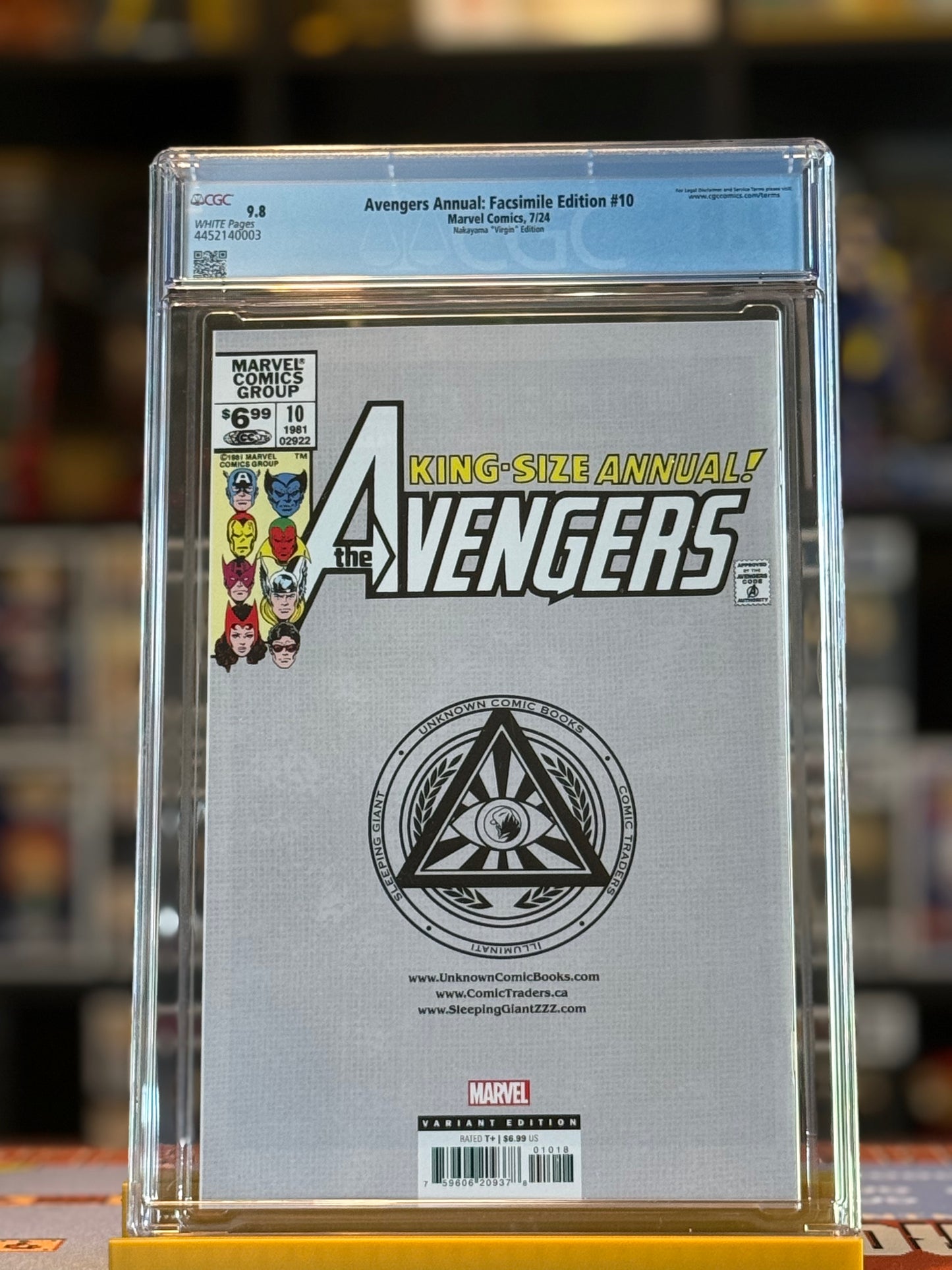 Avengers Annual #10 (Facsimile Edition) – CGC 9.8 NM/M – David Nakayama Rogue Virgin Convention Exclusive Variant