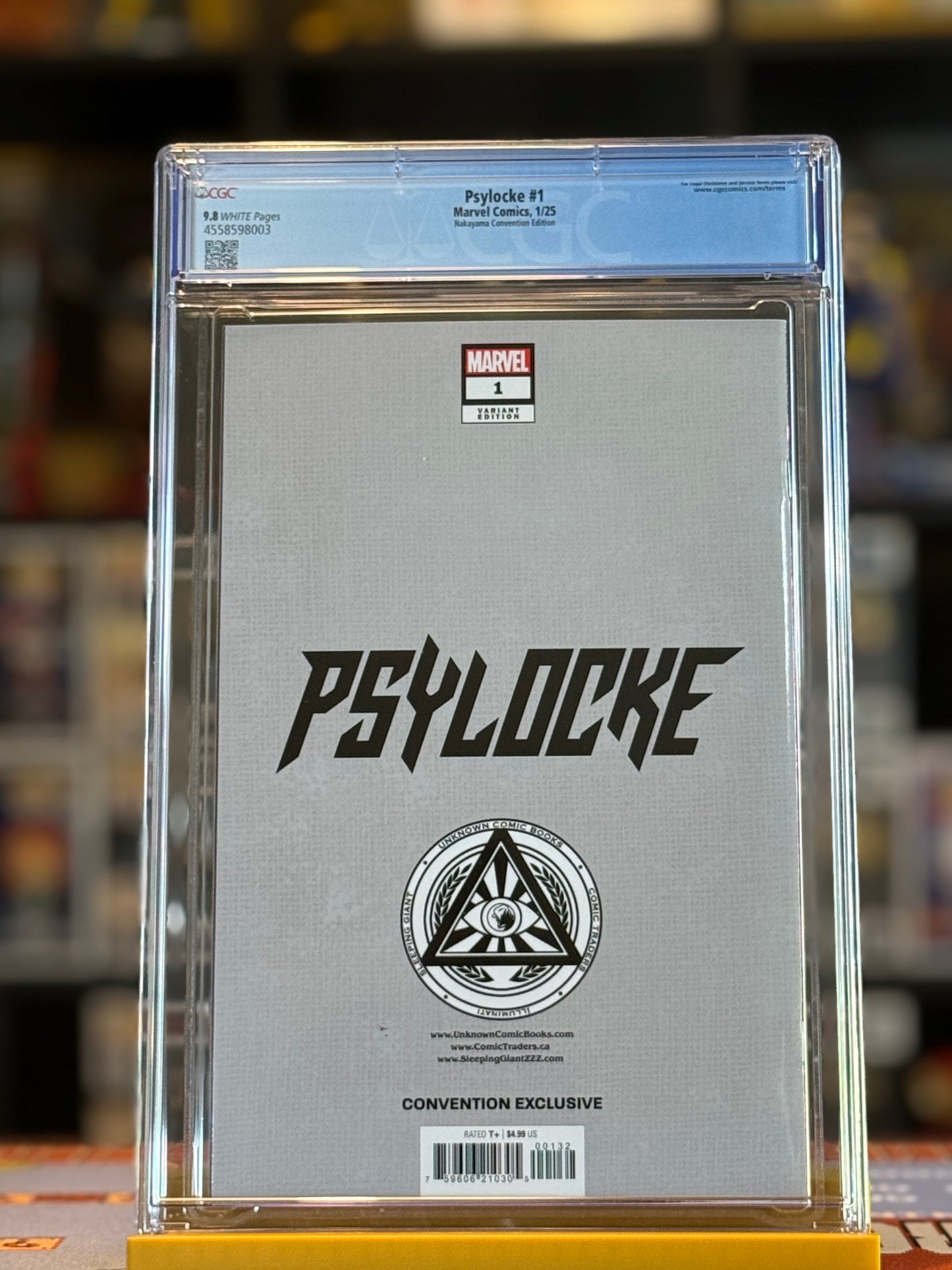 Psylocke #1 – Foil Virgin Exclusive Variant by David Nakayama | CGC 9.8