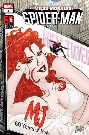 Miles Morales: Spider-Man #1 Kaare Andrews Mary Jane Watson Variant featuring exclusive cover artwork by Kaare Andrews showcasing Mary Jane Watson for Marvel Comics.