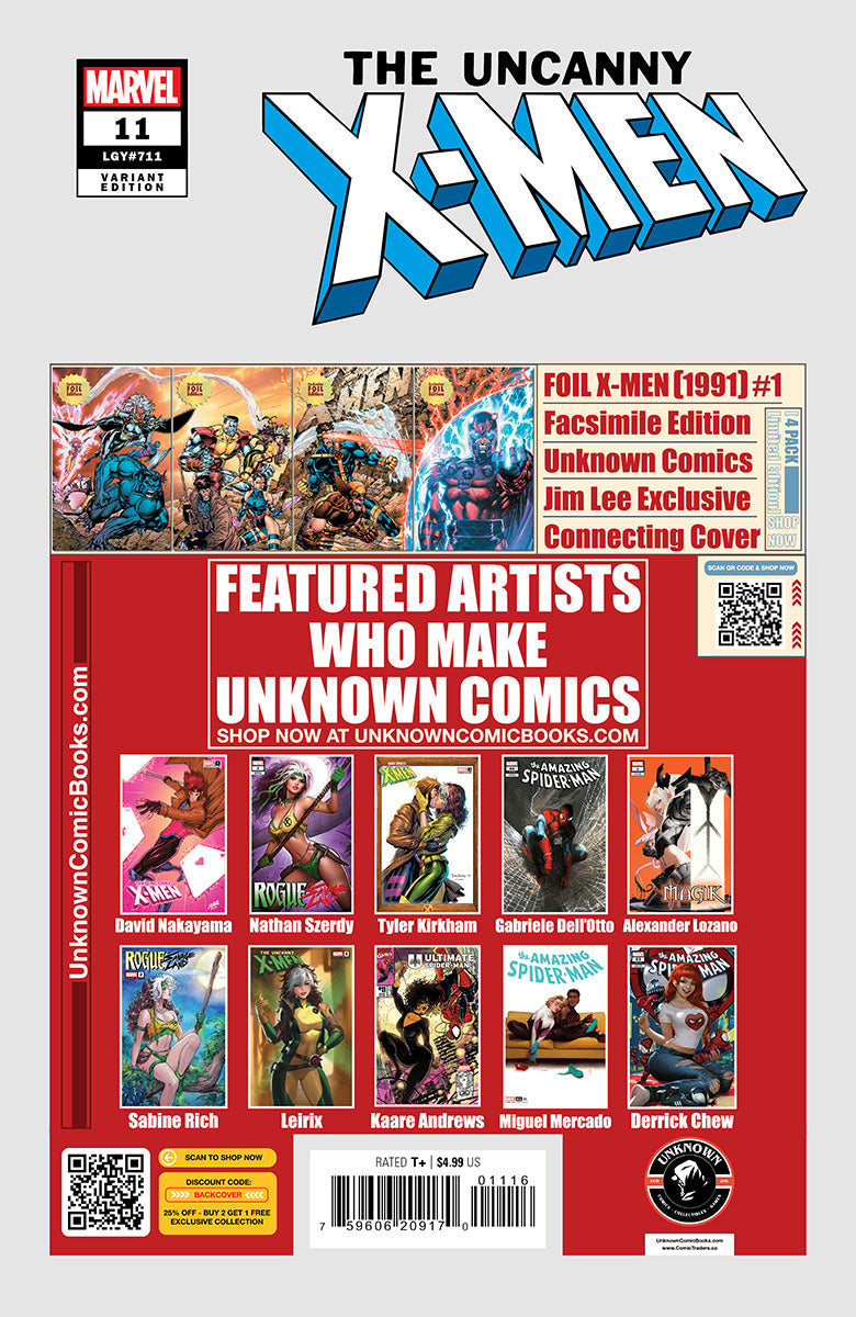 Uncanny X-Men #11 Alexander Lozano Exclusive Virgin Var (03/05/2025)