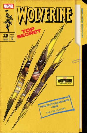 Wolverine #25 Jock Marvel Games Variant featuring exclusive cover artwork by Jock inspired by Marvel Games for Marvel Comics' milestone Wolverine issue.