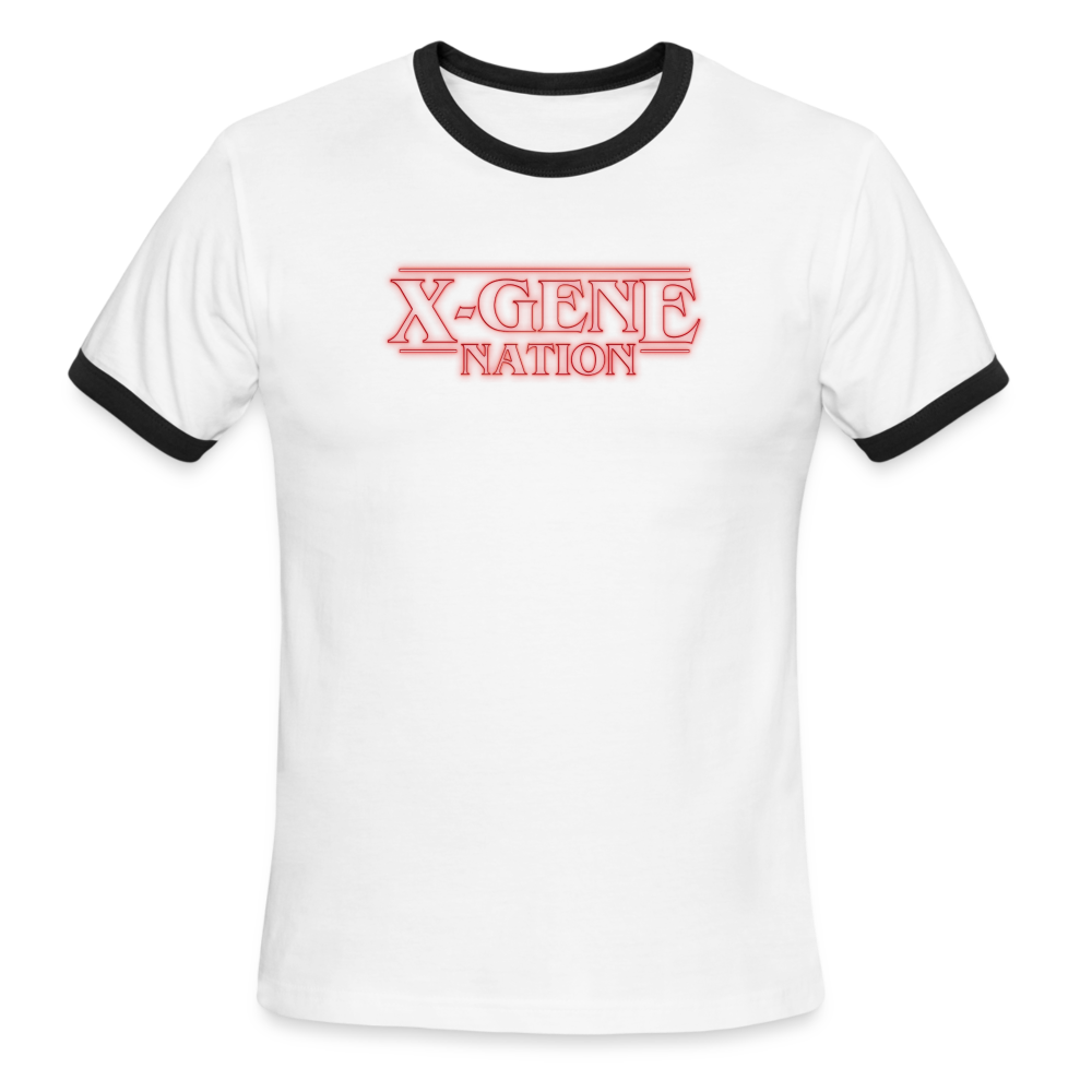 Men's Ringer T-Shirt - white/black