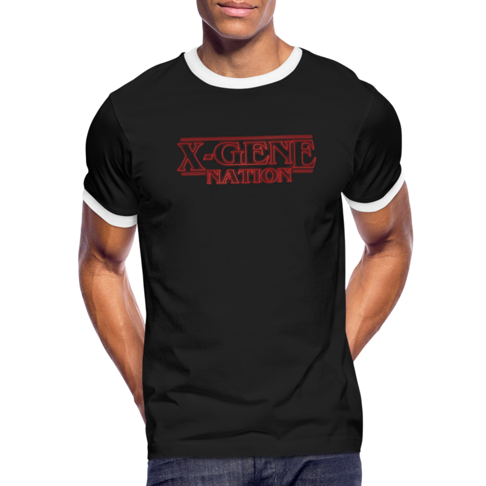 Men's Ringer T-Shirt - black/white