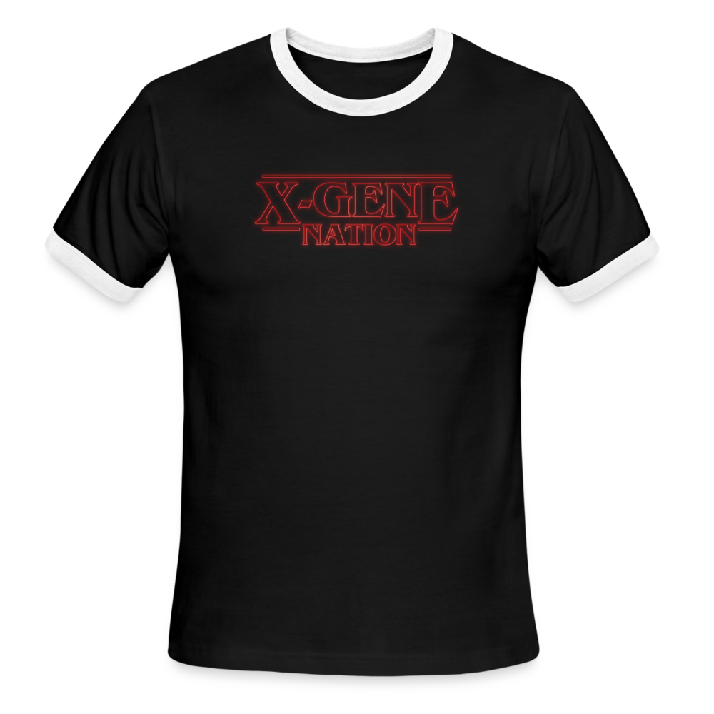 Men's Ringer T-Shirt - black/white