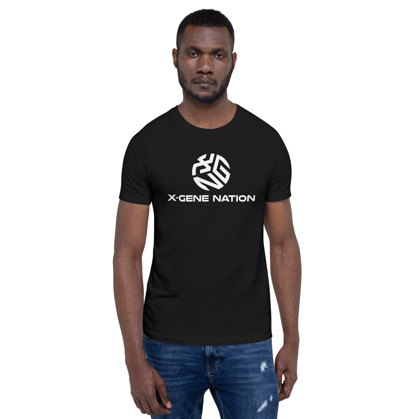 X-Gene Nation World Logo Unisex T-Shirt Dark