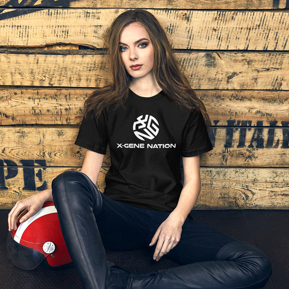 X-Gene Nation World Logo Unisex T-Shirt Dark