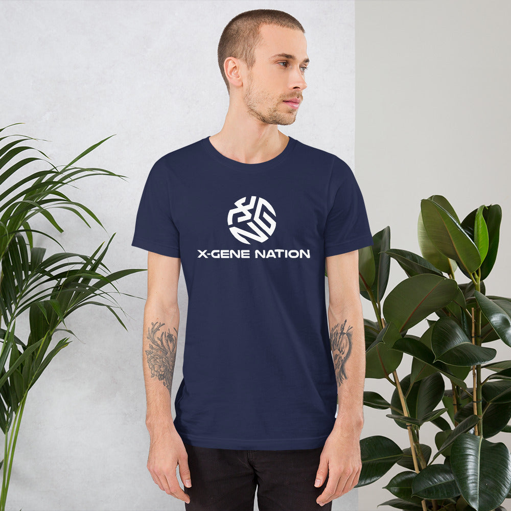 X-Gene Nation World Logo Unisex T-Shirt Dark