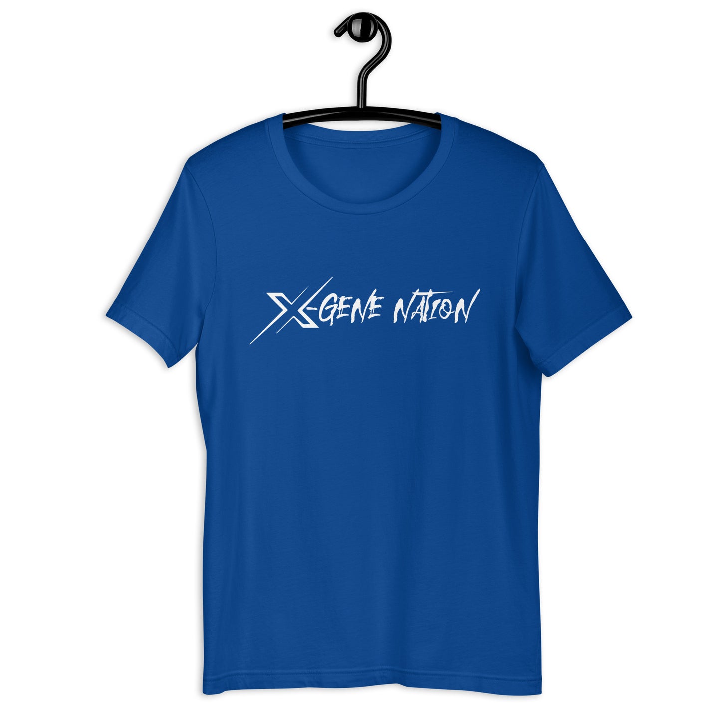 X-Gene Nation Script Logo Unisex T-Shirt Dark