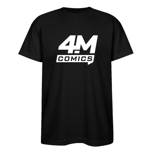 4M COMICS STAFF T-SHIRT - black