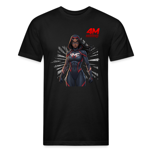 4MComics Woman of Power superhero T-Shirt - black