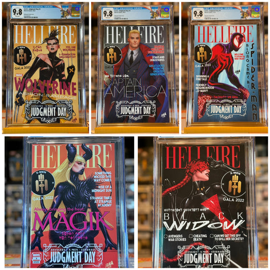 A.X.E. Judgement Day #2–6 Nakayama Hellfire Gala Exclusive Set | CGC 9.8 Lot | 4MComics