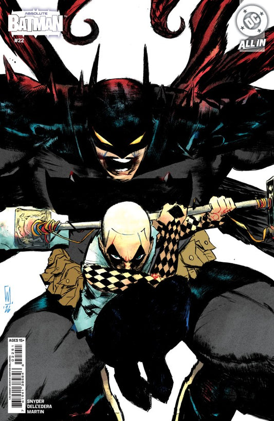 Absolute Batman #22 1:25 Werther Dell'Edera Incentive Variant featuring an exclusive retailer incentive cover by Werther Dell'Edera showcasing Batman in the DC Comics Absolute Universe.