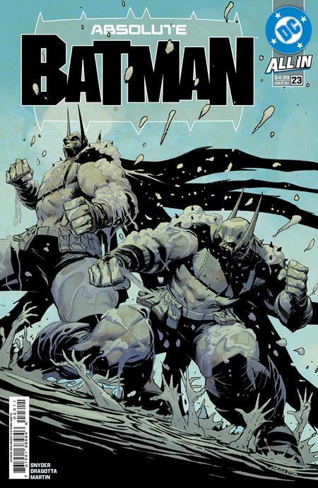 Absolute Batman #23 Cover A by Nick Dragotta featuring Batman facing his greatest enemy in DC Comics' acclaimed Absolute Universe series.