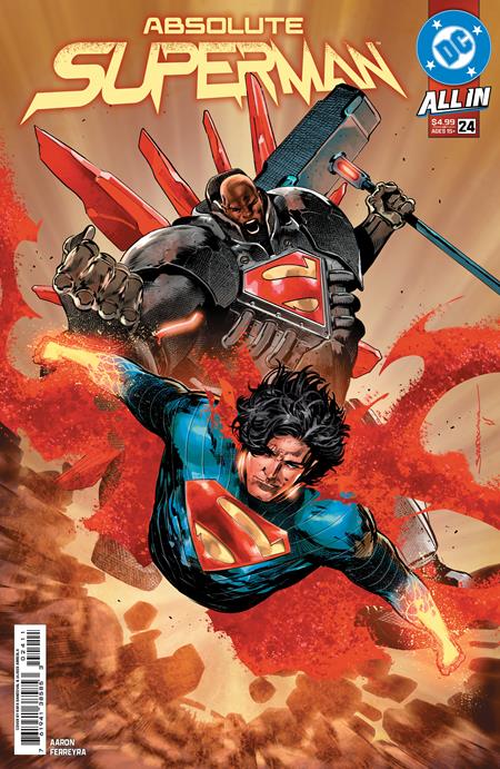 Absolute Superman #24 Cover A Rafa Sandoval comic book cover by Rafa Sandoval