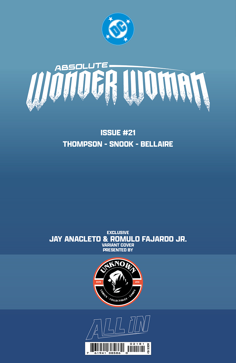 ABSOLUTE WONDER WOMAN #21 JAY ANACLETO EXCLUSIVE VARIANT