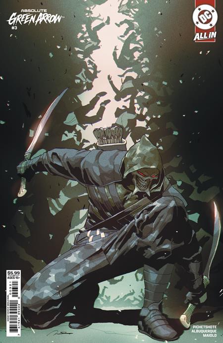 Absolute Green Arrow #3 CVR B Gerald Parel Card Stock Variant featuring premium cover artwork by Gerald Parel for DC Comics' Absolute Universe series.
