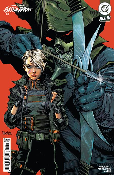 Absolute Green Arrow #3 CVR C Dan Panosian Card Stock Variant featuring premium cover artwork by Dan Panosian for DC Comics' Absolute Universe series.